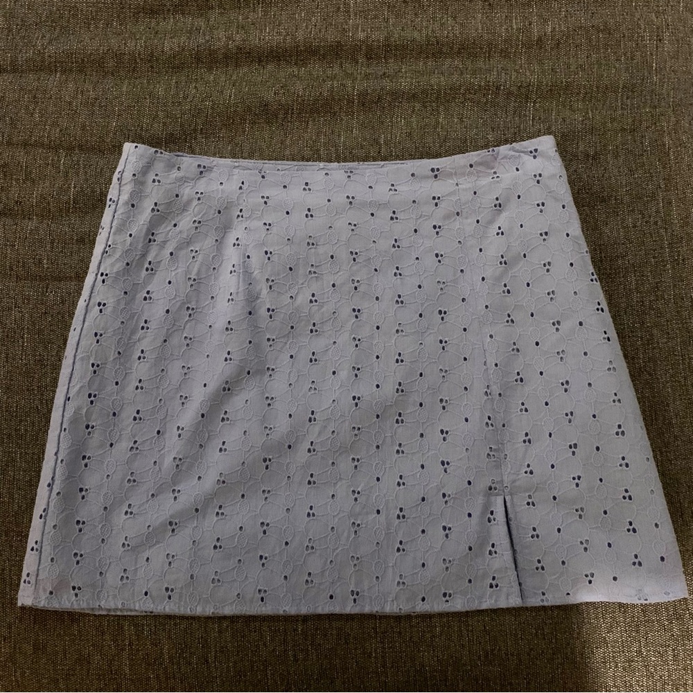 Periwinkle mini skirt